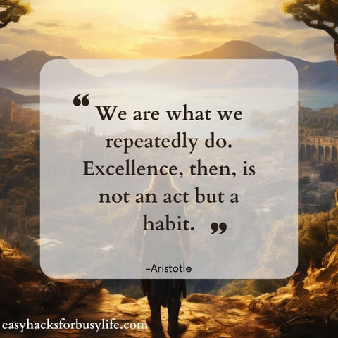quote from Aristotle about self-improvement