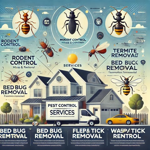 Pest Control Services in Warwick, RI – Rodent, Ant, Termite, Bed Bug, Cockroach, Flea, Tick, and Wasp Extermination
