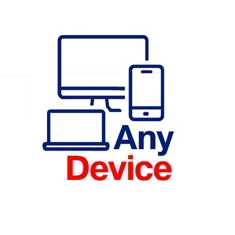 a computer monitor with a cell phone and a laptop
