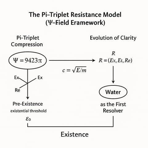 The Pi-Triplet Resistance Model (c = √(E/m): Expansion, Extension, Resistance = Evolution of Clarity
