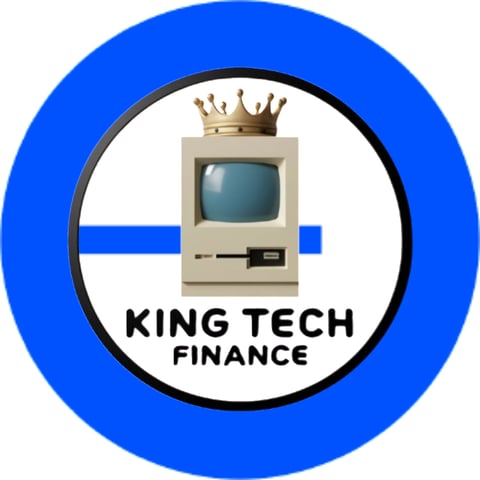 a computer monitor with a king of tech finance