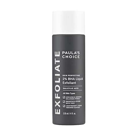 Paula's Choice Skin Perfecting 2 percent BHA Liquid Exfoliant black bottle