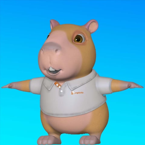 mascote 3d e personagem 3d