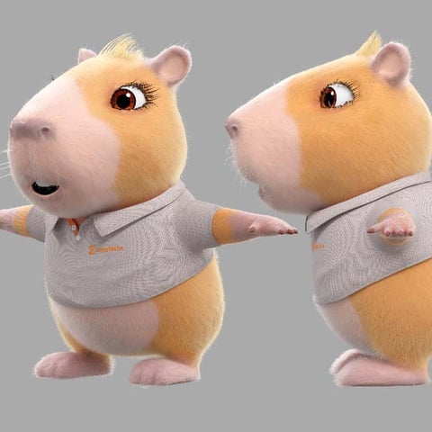 mascote 3d e personagem 3d