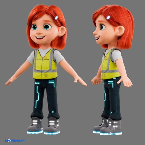 mascote 3D e personagem 3D