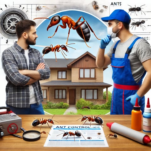 pest-control-technician-inspecting-a-home-for-carpenter-ants-pavement-ants-and-sugar-ants-in-warwick-ri