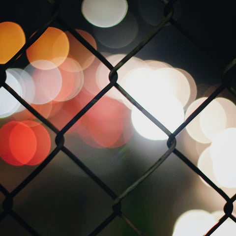 Example of camera lens bokeh