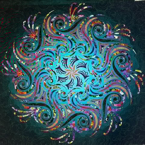 Supernova Spiral wall hanging