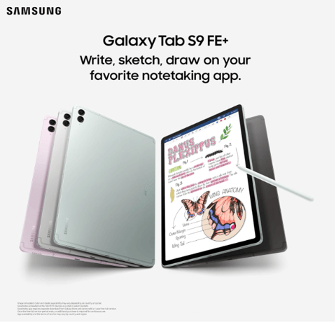 samsung tablet product poster 