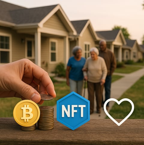 image concerning contributing through crypto, NFTs, or traditional donations