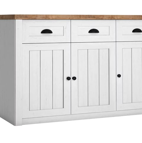 Commode parma blanc