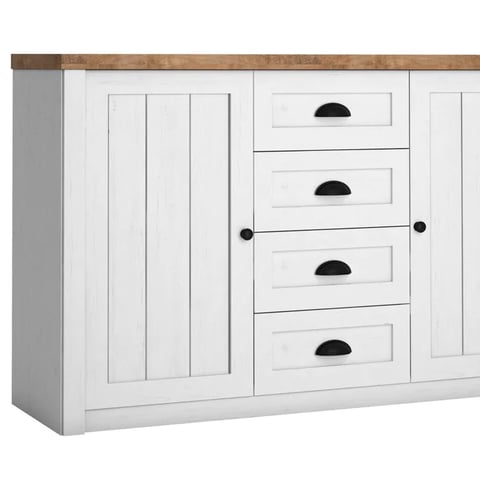 Commode parma en blanc