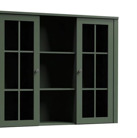 Vitrine Parma A120 verte 