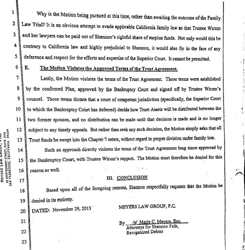 Merle Meyers Venue Shopping Shannon Falk from Federal to State Court
