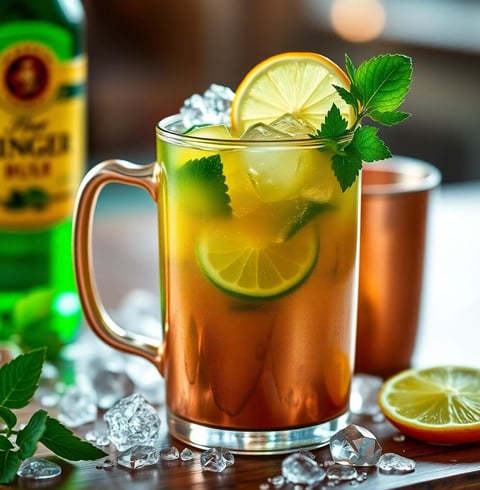 St. Patrick's Day drink Irish Mule Drink