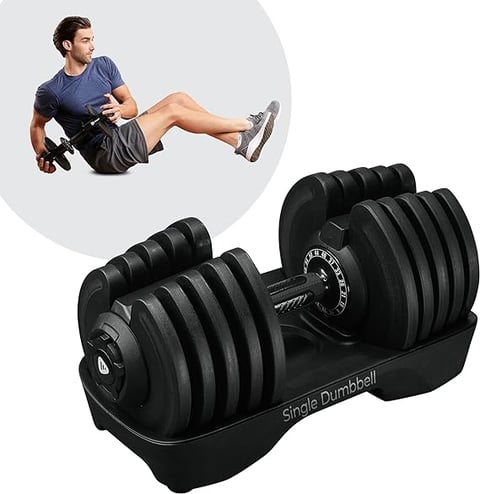 Lifepro Adjustable Dumbbells - 15Lb 25Lb 43Lb 55Lb 90Lb 6in1 Dumbbells Adjustable Weight