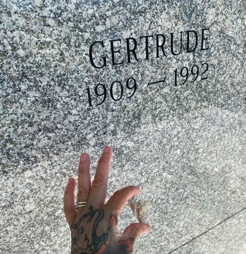 Grave of Gertrude Falk Hollywood Florida
