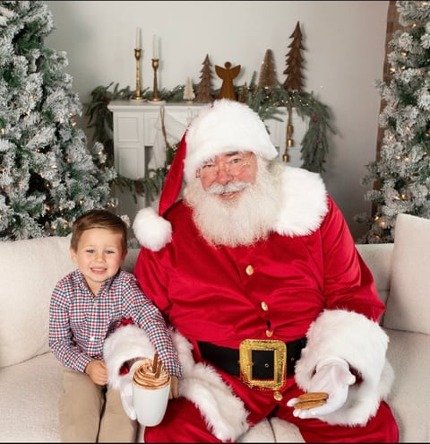 The Santa Cowboy in Photo Shoot Courtesy of Blanka Leal Photography