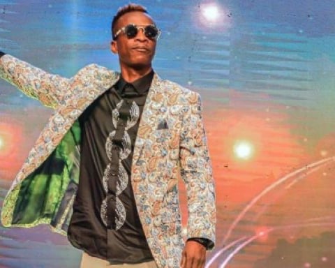 K.K Fosu on stage.