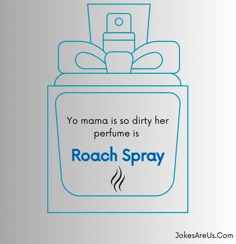 Yo mama is so dirty, her perfume is roach spray.