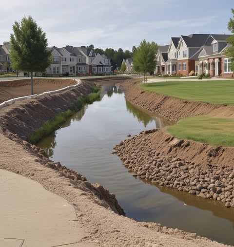 flood risk drainage design Lancashire