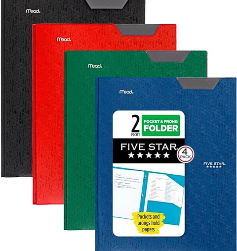Plastic, long lasting folders