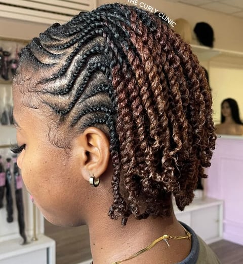 flat twist hairstyles 