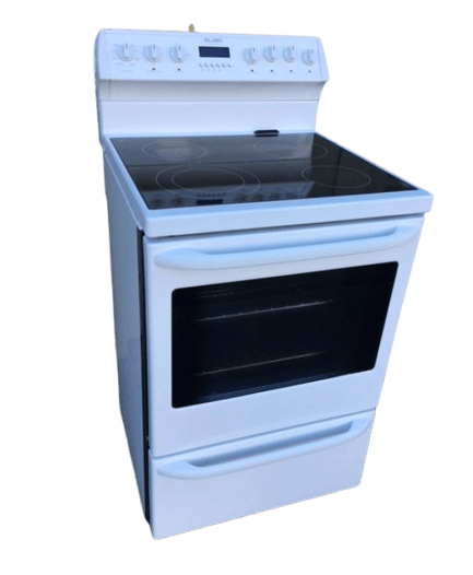 Stove Fisher&Paykel Elba Ceramic Top a white stove top oven with a white oven