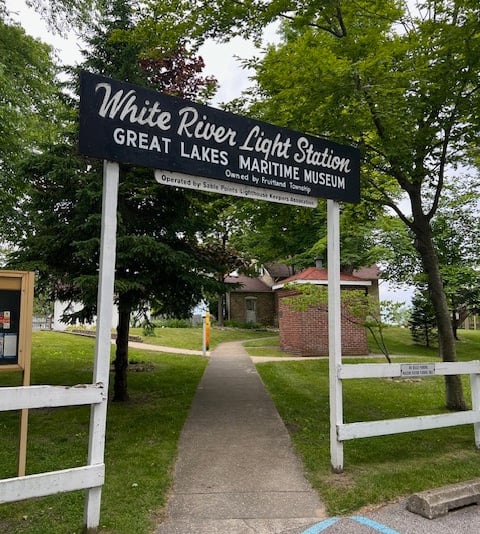 Entrance White River light Station