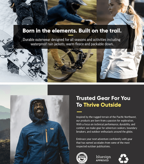 Outdoor Research Helium Rain Jacket demonstrating extreme packability, essential packable adventure 