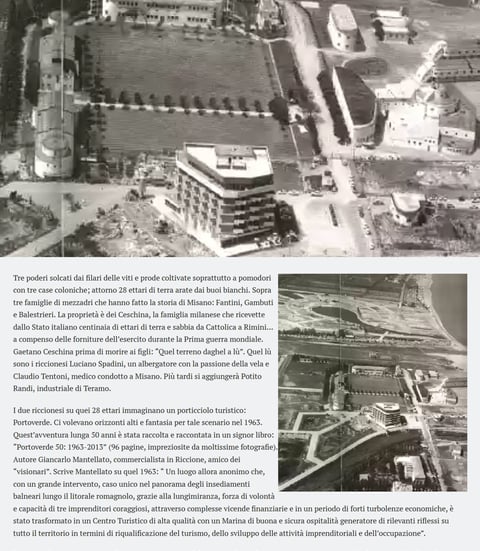Portoverde Story, storia di Portoverde