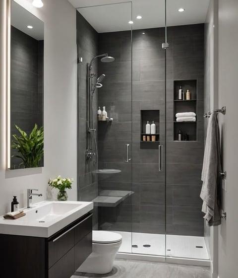 Professional bathroom deep cleaning service in Boca Raton by Cleana Group. Sparkling tiles, sanitized surfaces, and mold-free