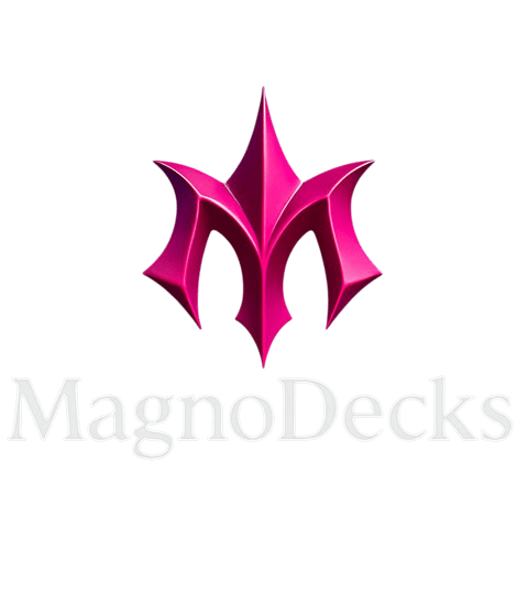 MagnoDecks logo for Magic and Pokémon card store
