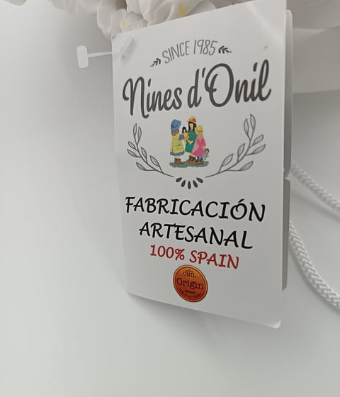 Nines d'Onil doll tag Made in Spain