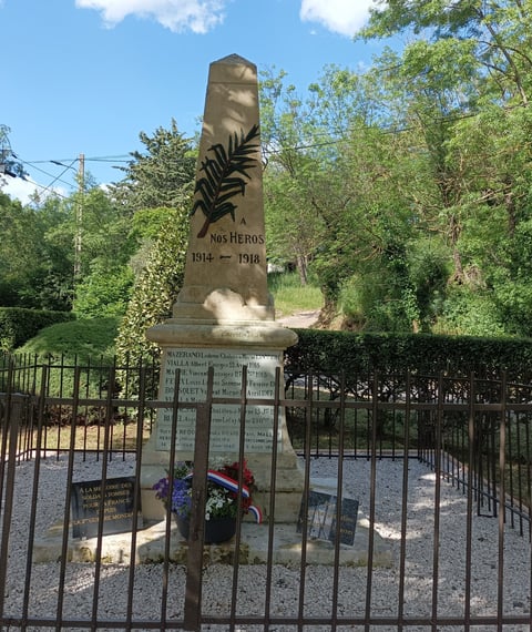 The War Memorial St Etienne de Gourgas