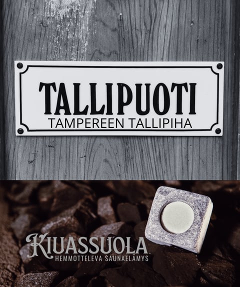 Kiuassuola -tuotteet saatavilla Tampereen Tallipihan Tallipuodista