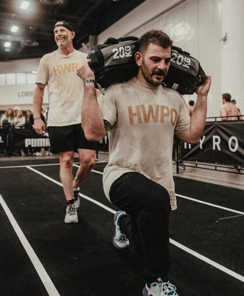 Mat Fraser Doing His First Hyrox.