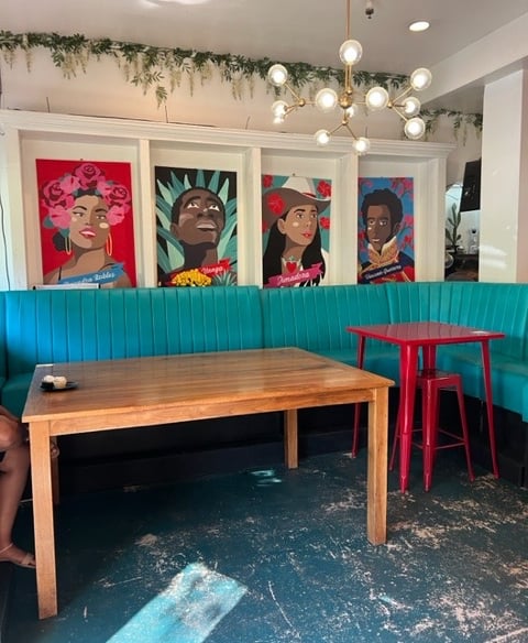 Colorful Vibe at Brueklyn Tequila and Taco