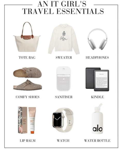 An IT girls Travel Essentials 2025