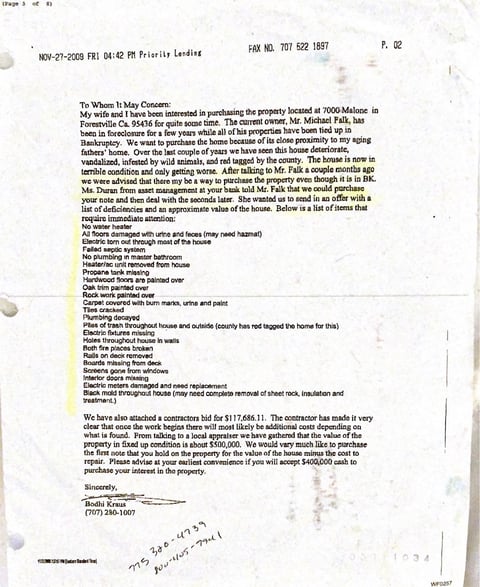 John Falk committing fraud with Bodhi Kraus