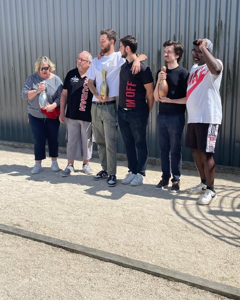 Classement du tournoi de pétanque