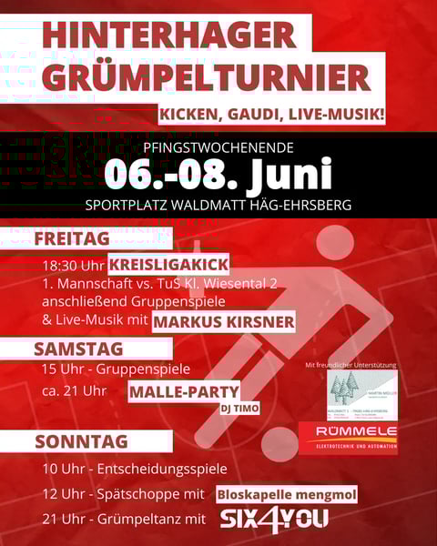 Grümpelturnier Häg-Ehrsberg 2025 Programm