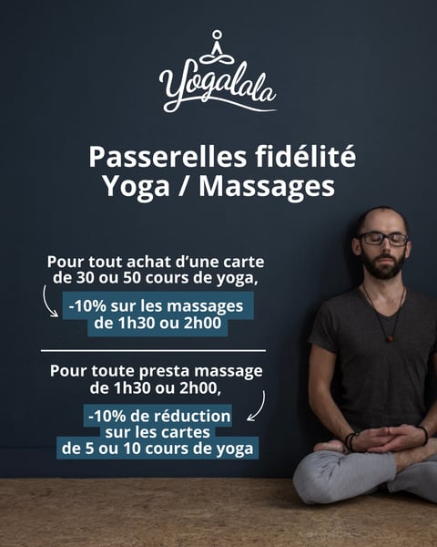tarifs fidélité yoga massage albi
