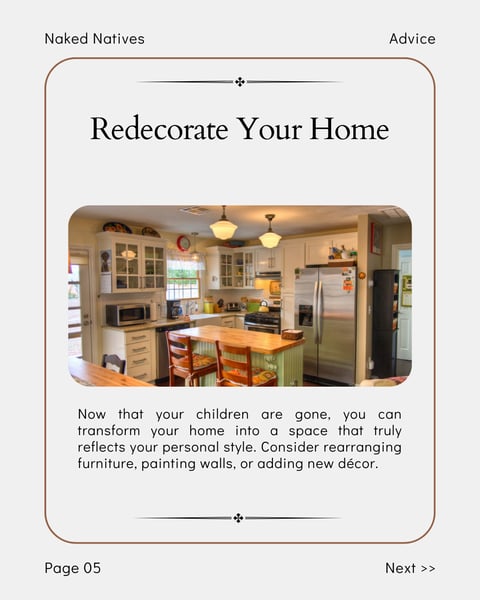 a home with a picture of a kitchen