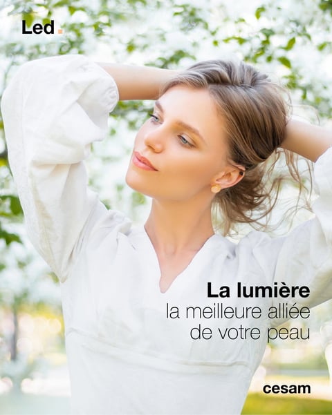 LED lumière peau