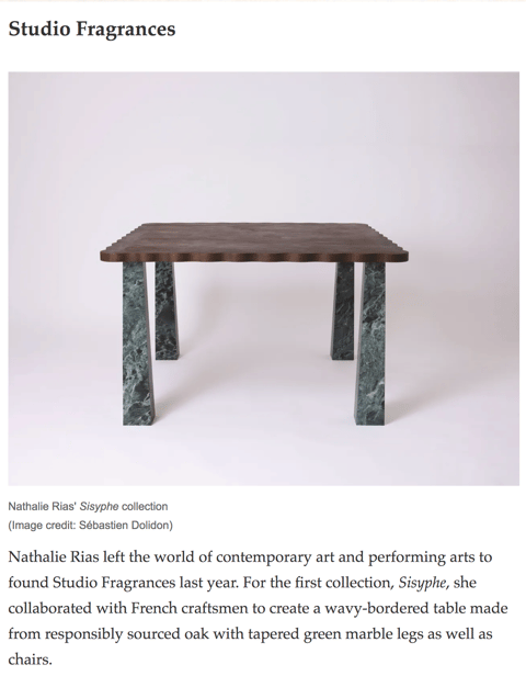 image de l'article de wallpaper montrant notre table
