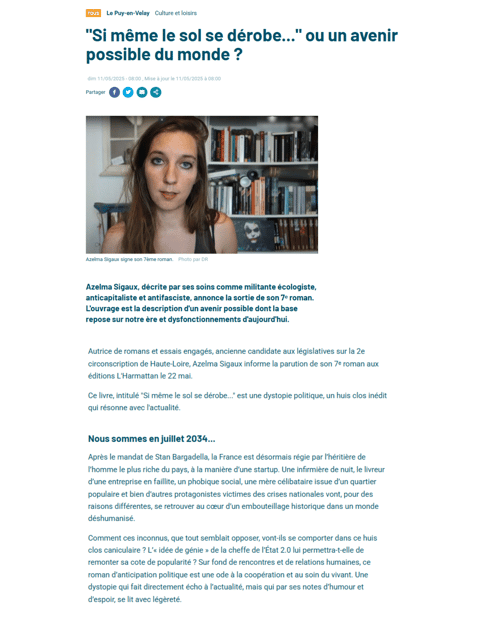 Article zoom 110525 si même le sol se dérobe