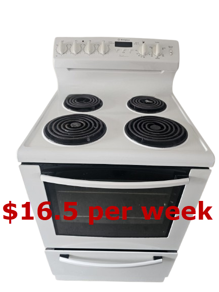 Rent A Stove Westinghouse Saturn $16.5 Per Week