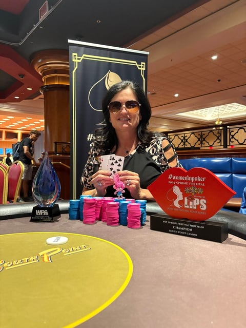 Congratulations to Chris Read who takes down the first event of the LIPS Women in Poker Spring Fest