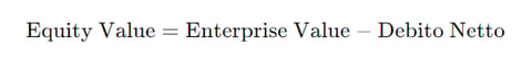 Calcolo Equity Value Formula Calculation